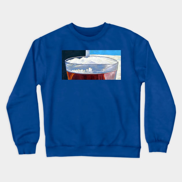 A Toast to Anchorage Crewneck Sweatshirt by realartisbetter